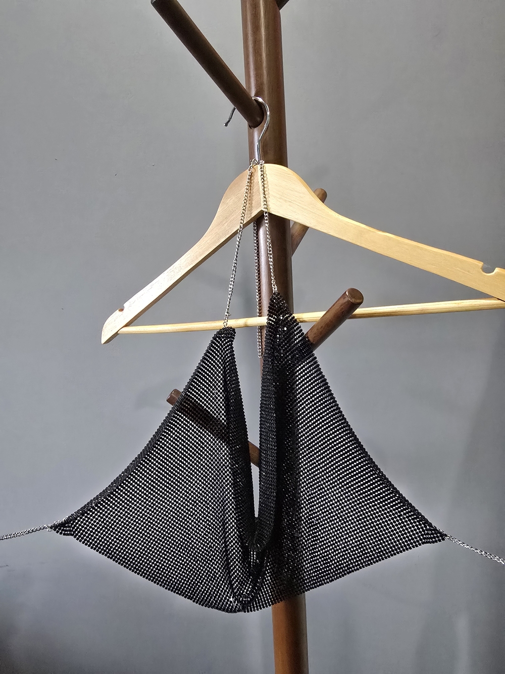 BOGO! Fashion Nova Black Mesh Chain Halter Crop Top